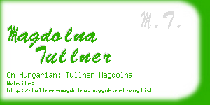 magdolna tullner business card